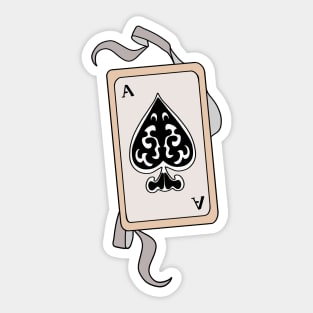 The Ace of Spades Sticker